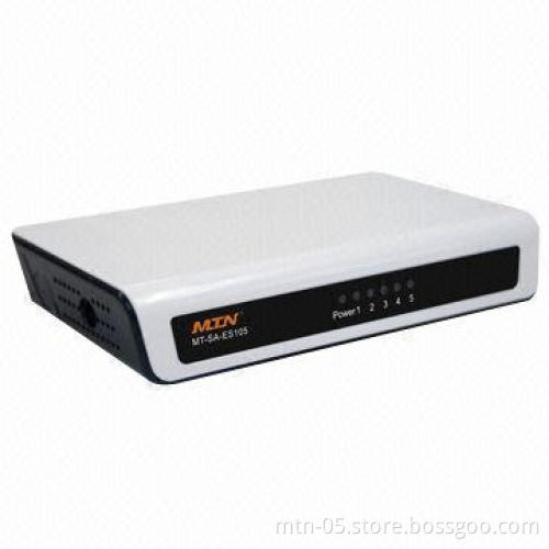 5-port 100Mbps Dumb Switch with 9V/500mA Power